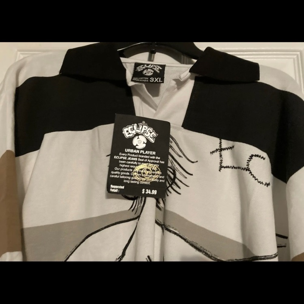 Urban Player FUN Eclipse Size 3X Mens Tee Shirt NEW Polo Top!
